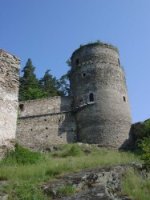 Kollmitz - Hungerturm vom Hof der Vorburg um ca. 2004