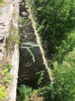 Kollmitz Rampe - Erster Strebepfeiler aufwrts Seitenansicht  Eigene Aufnahme 2005