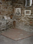 Originalbodenplatten aus der Renaissancezeit 17 Jht., Vischer Portrait und Bauholz aus der Burg